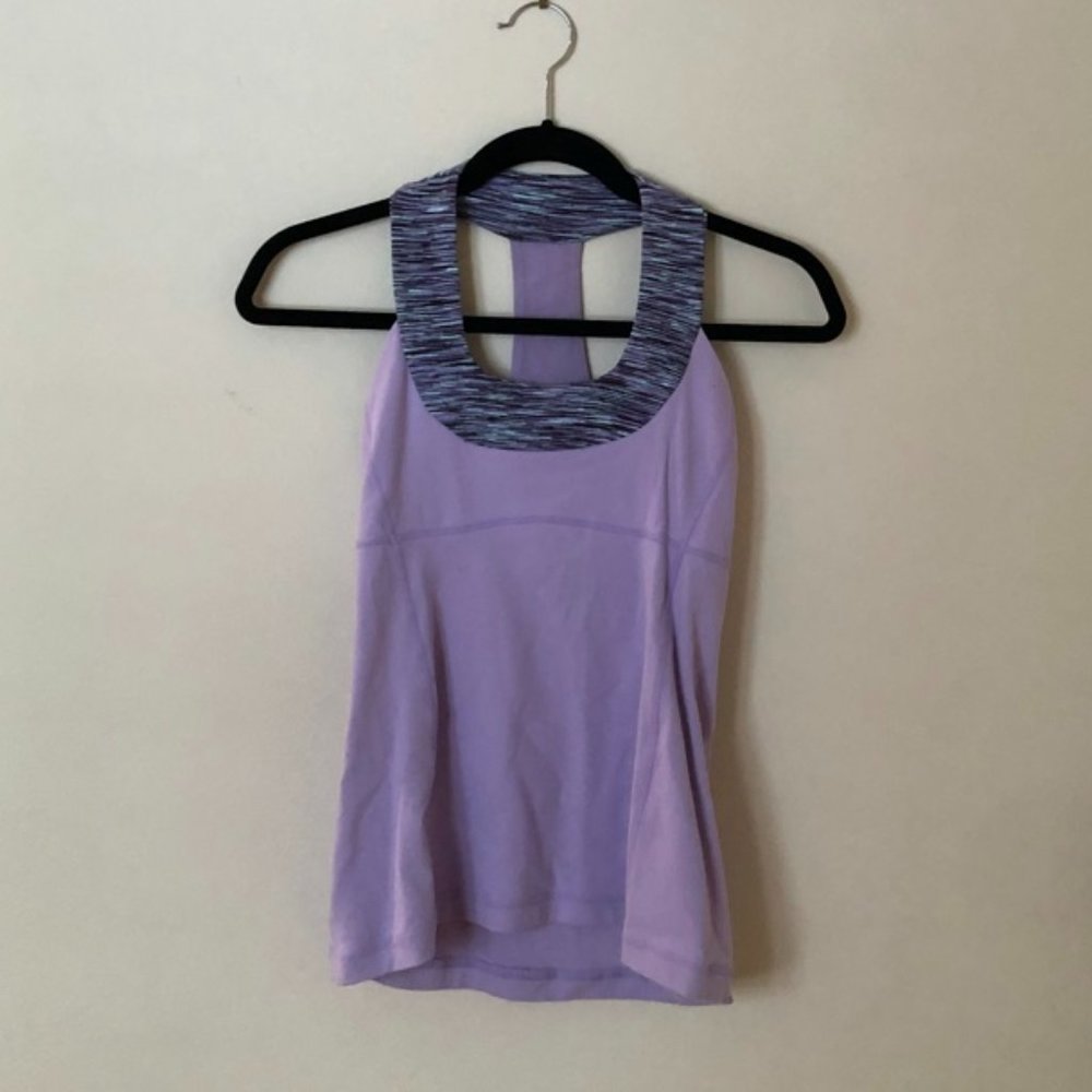 Lululemon Purple Scoop Neck Tank (Size 4)